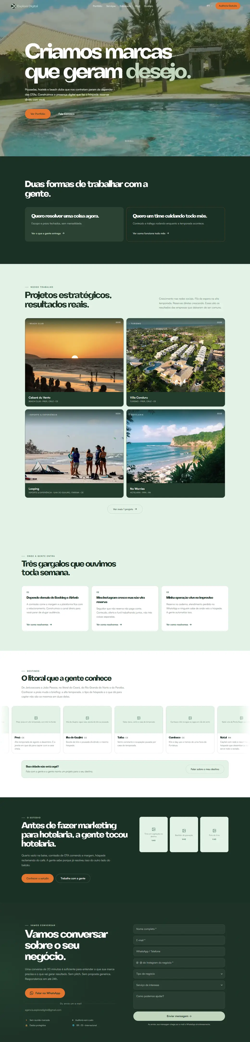 Explore Digital: desktop